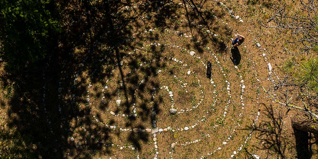 Stone Labyrinth At Twinlow