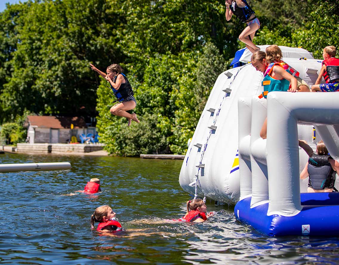 Twinlow Camp Elementary Camp Aqua park