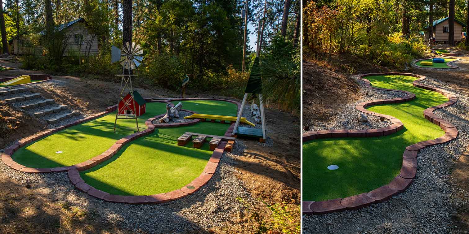 Twinlow Camp Mini Golf Course Idaho