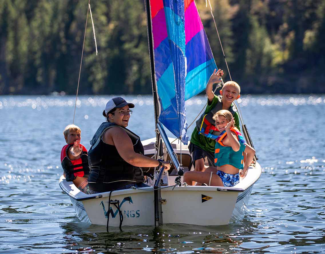 Twinlow Camp Summer Idaho Daycare Day Camp Sailing